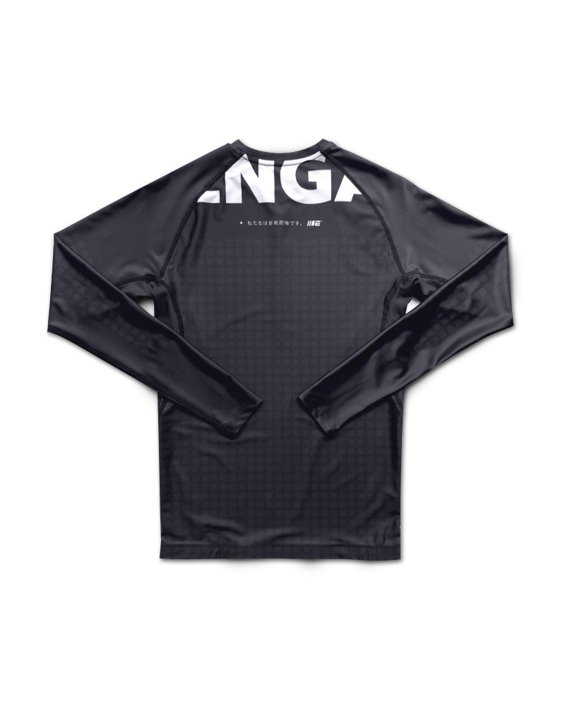 Grid Tech (Preto) Rash Guard de manga comprida